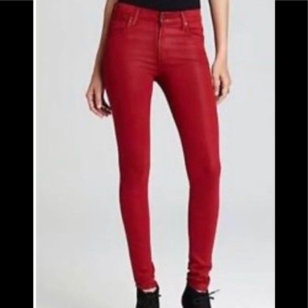 Citizens of Humanity coated denim high waist